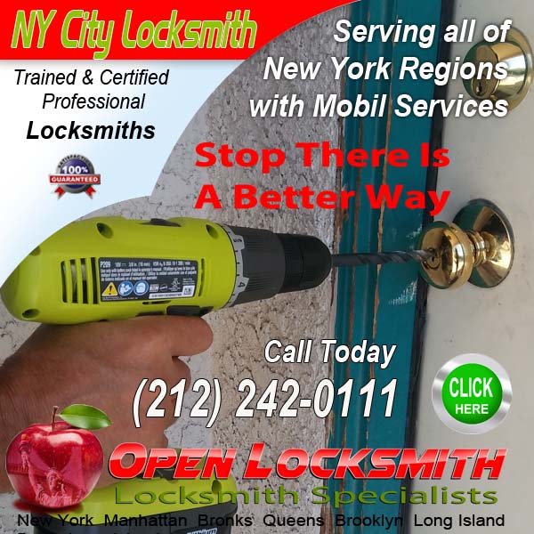 Locked Out Locksmith – Open Locksmith Call 212-242-0111