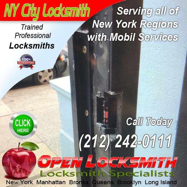 Open Locksmith Mobile Call 212-242-0111