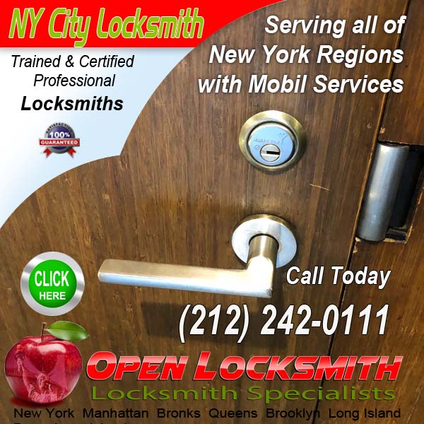 Lock Repair NYC – Open Locksmith Call 212-242-0111