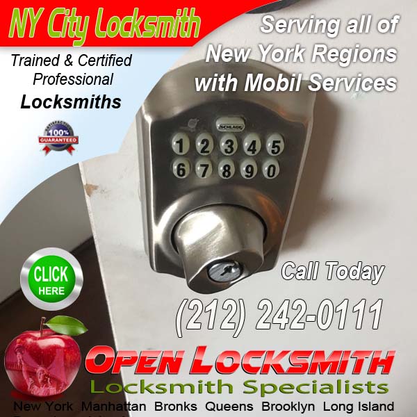 Locksmith 10010 – Open Locksmith Call 212-242-0111
