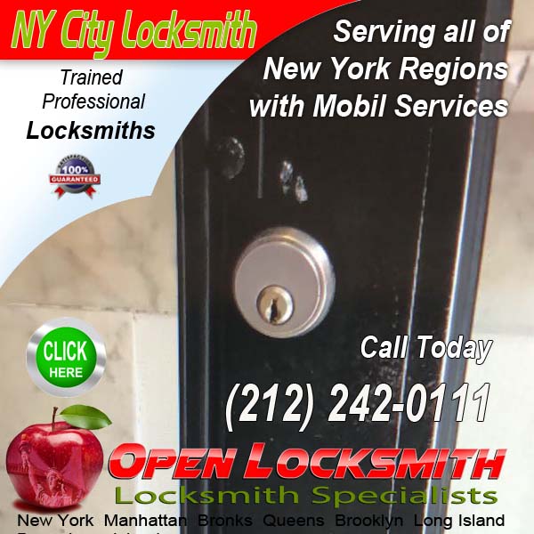 Lock smith in New York City – Open Locksmith Call 212-242-0111